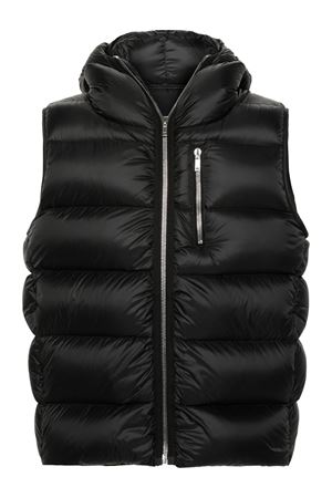 Black Sealed padded gilet RICK OWENS | RU02D6746NPD409